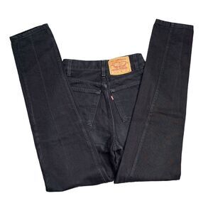 90s Levis 501-0660 Vintage Black Jeans | Size 3